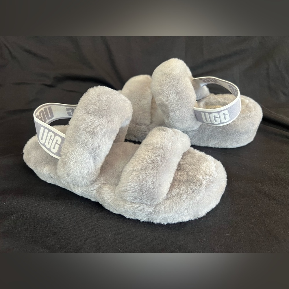 UGG WOMENS OH YEAH! SLIPPER SANDALS SIZE 7 NWT